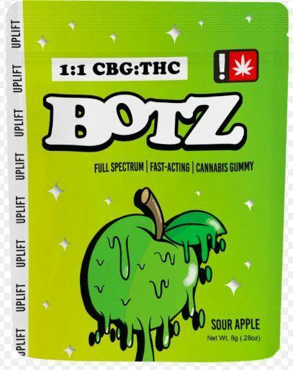 1:1 CBG/THC Sour Apple BOTZ (200mg)