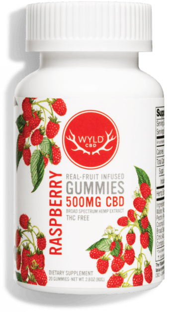 Edible Gummies Wyld Raspberry CBD - 250mg - NWC