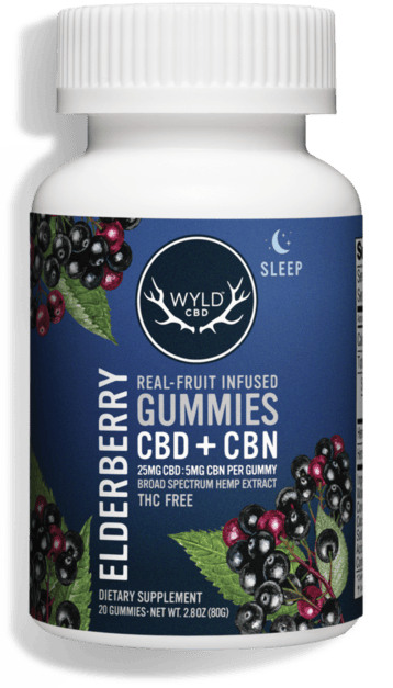 Edible Gummies Wyld Elderberry CBD/CBN - 500/100mg - NWC