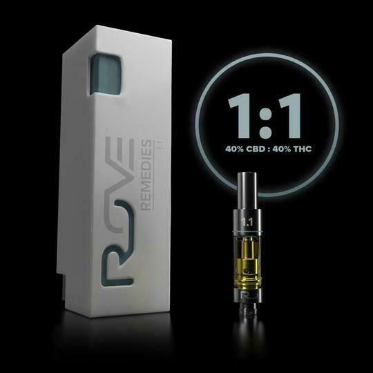 Rove | CBD Cartridge | 1:1 Strawnana | 0.5g