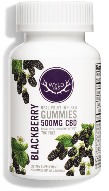 Edible Gummies Wyld Blackberry CBD - 500mg - NWC
