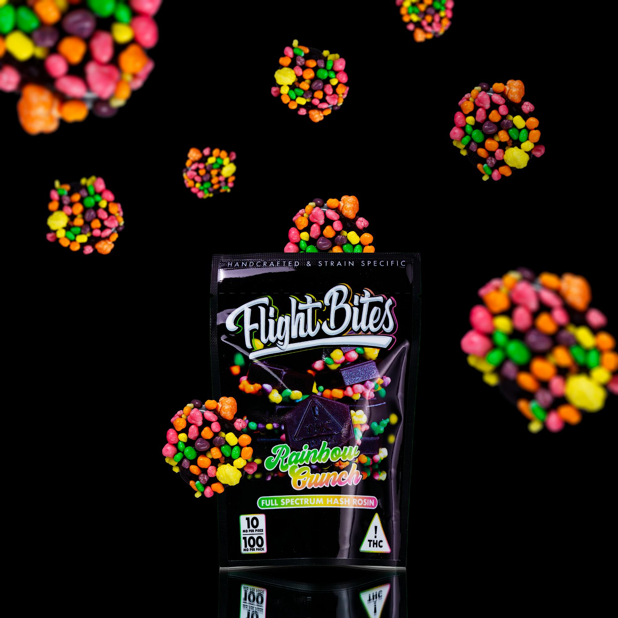 Edible - Gummy - Rainbow Crunch - 100mg - VVG - Flight Bites
