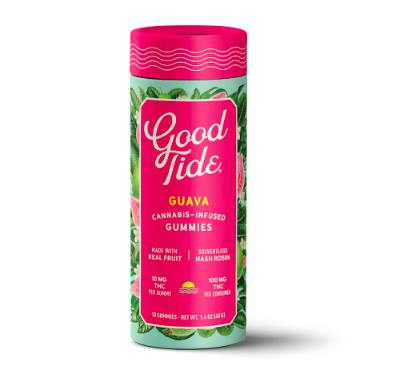 Gummy - Guava - Balanced (Hash Oil Rosin) - 100mg - NWC - Good Tide
