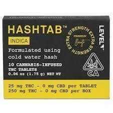 HASHTAB | Indica Tablets 25:1 THC:CBD | 250mg | 10ct | 25mg/ea (NV)