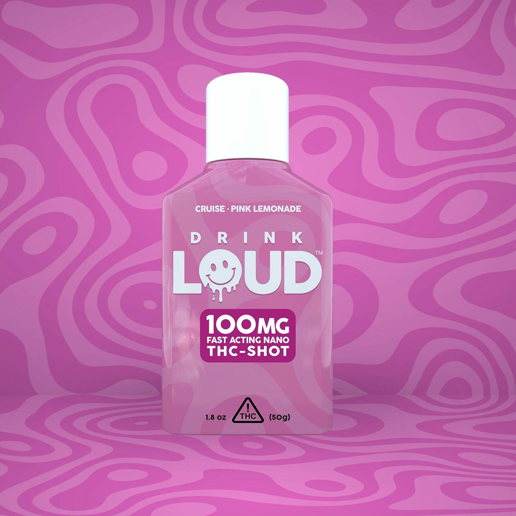 Drink Loud - Pink Lemonade | Cruise Shot (100mg THC)