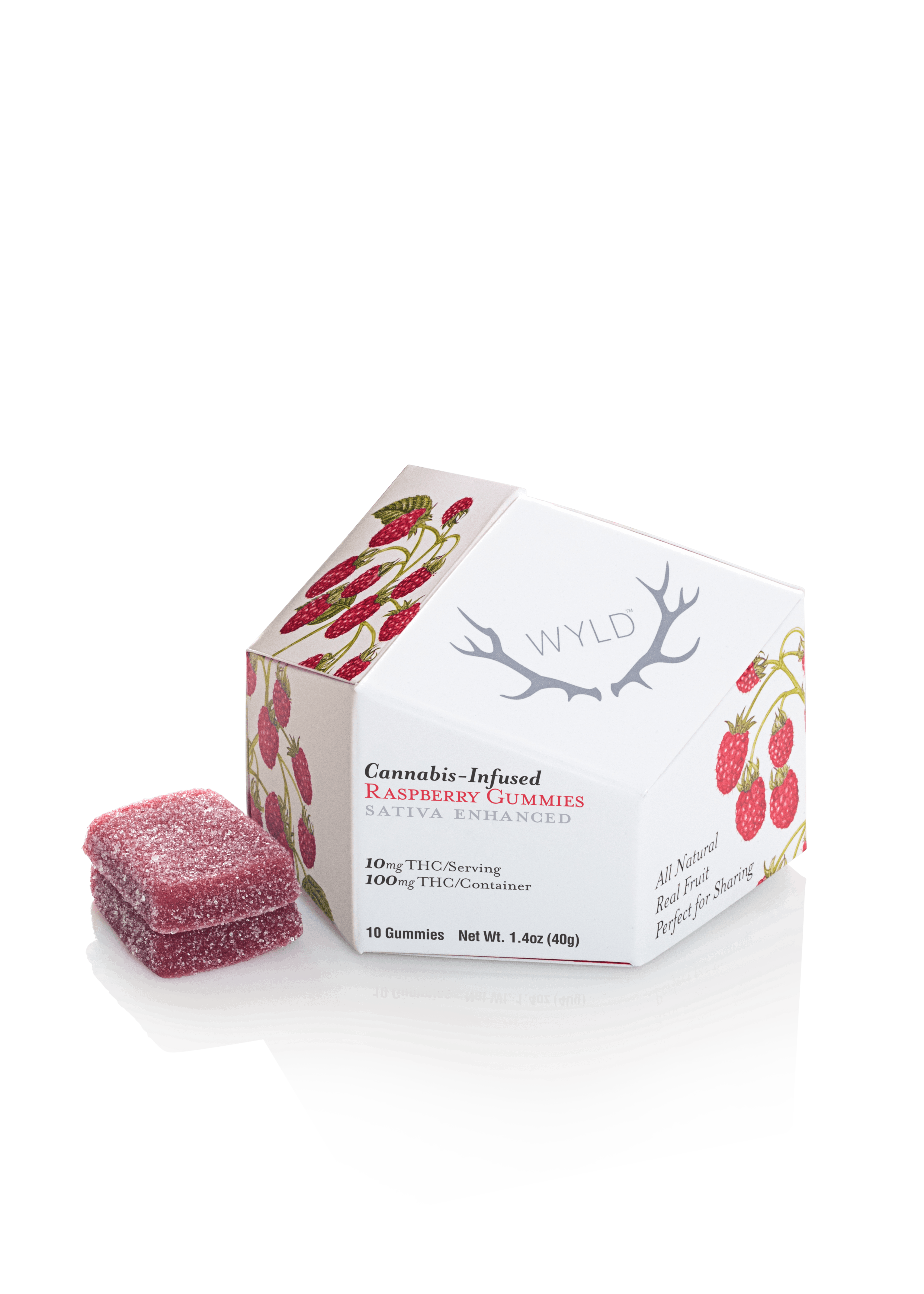 Edible Gummies Wyld Raspberry - 100mg - NWC