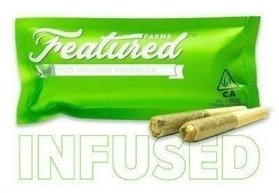 PreRoll NCC Banana Smuggler (HYBRID) - Featured Farms Infused 2pk - 1g - ROV