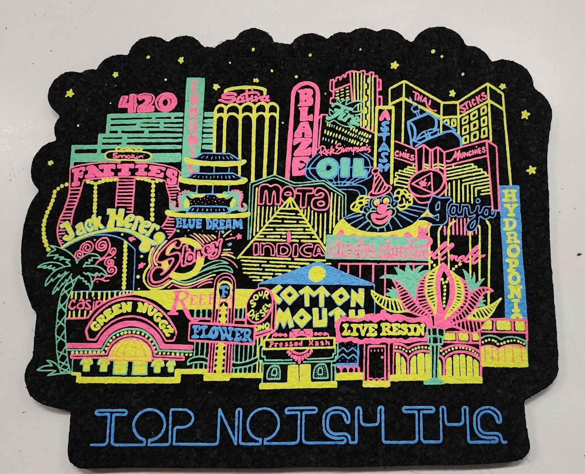 Mood Mat - Top Notch Vegas Neon