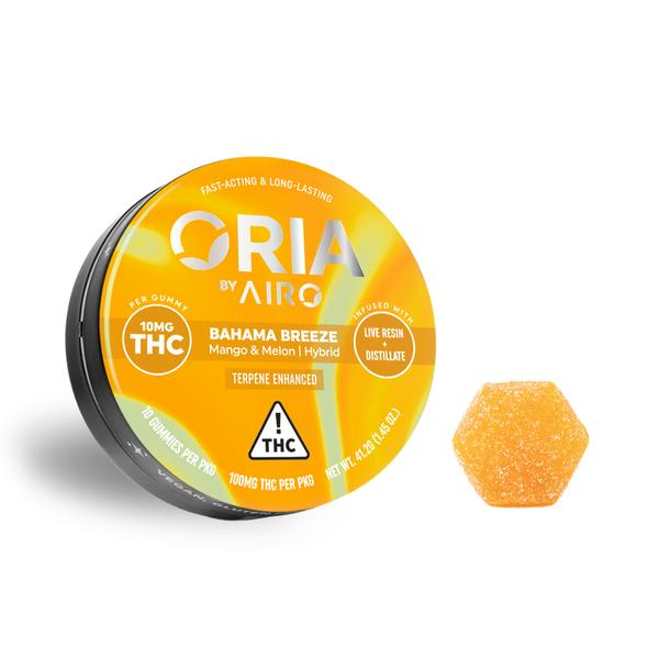 Oria | Bahama Breeze Gummies | 100mg | 10ct | 10mg/ea