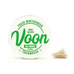 Voon Pouch - Trainwreck - Fresh Wintergreen (SATIVA) - 20mg/10pk - 200mg Total - AEG