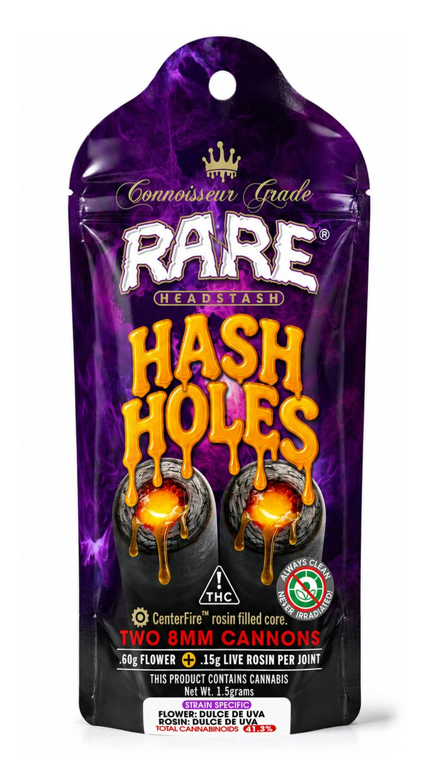 HashHole - Dulce x Dulce (INDICA) "LIVE Rosin" - 2pk 1.5g Total - RNP - Rare Head Stash
