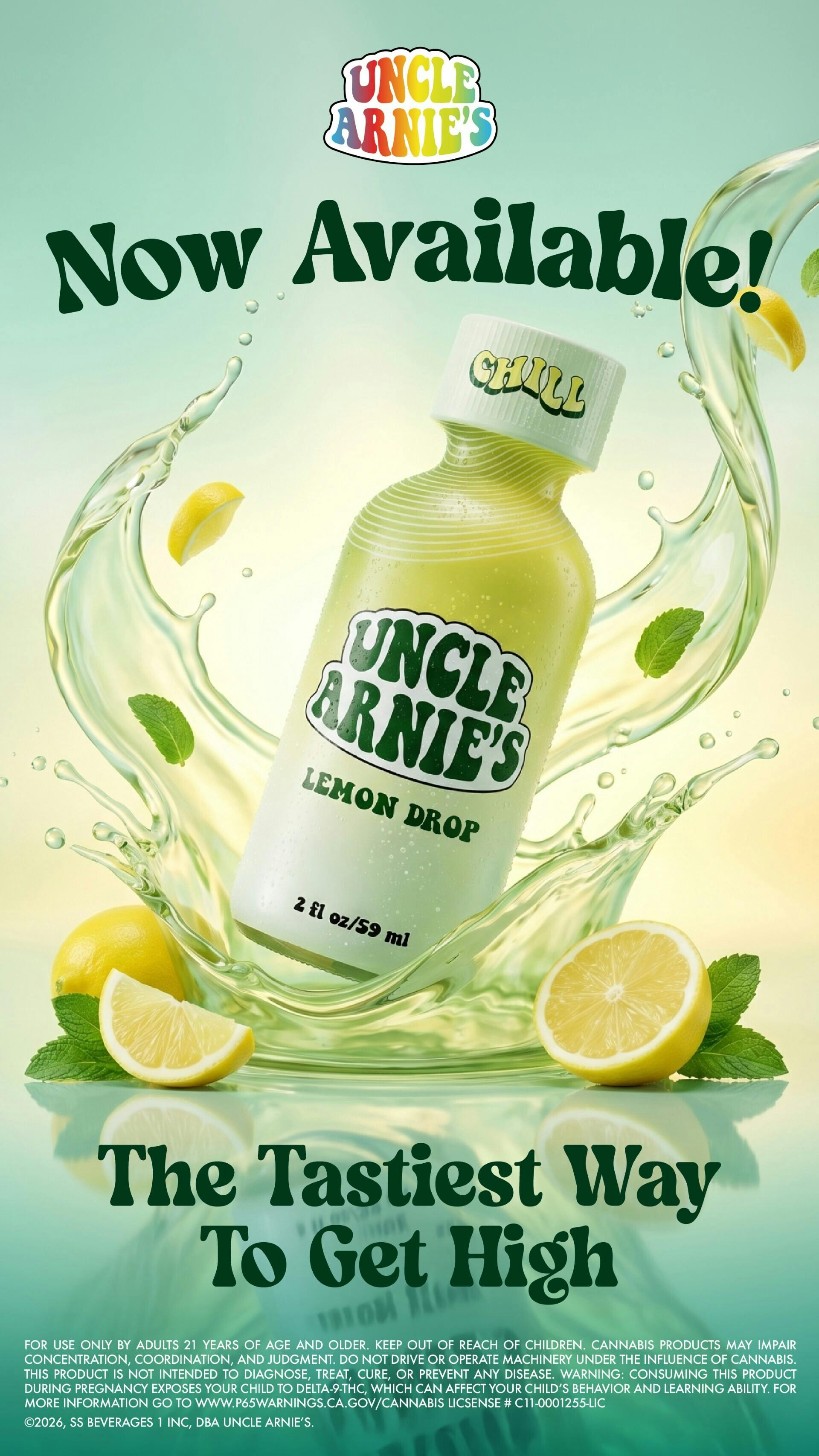 Lemon Drop 4:1 + CBD | Non-Carbonated | 100mg | 2oz - TAP