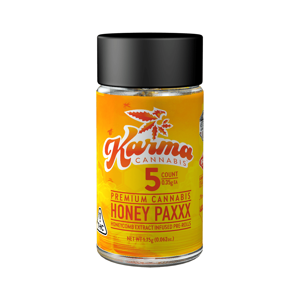 5pk - PreRoll - Galatic Starfruit (HYBRID) - INFUSED - 1.75g - SSW - KARMA Honey Paxxx