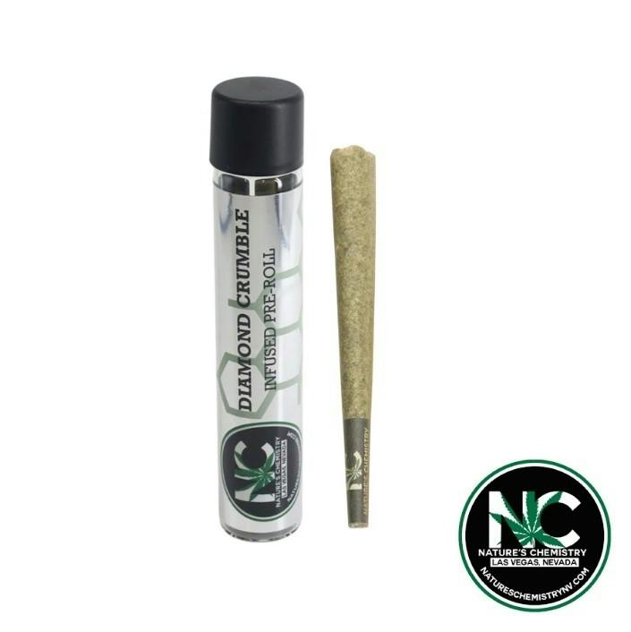 Preroll - Garlic Cookies (HYBRID) - 1g - Crumble INFUSED - NCP - Nature's Chemistry