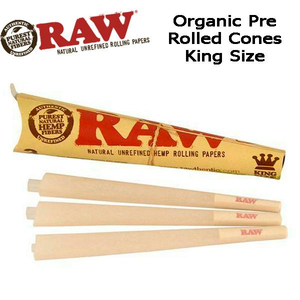 Raw Cones 3pk - King Size