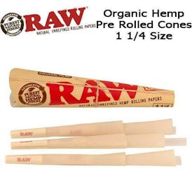 Raw Cones 6pk - 1 1/4"