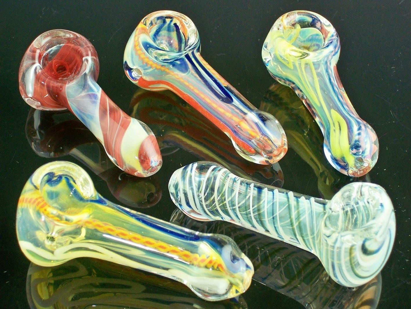 Glass Peanut Pipe - $2.50
