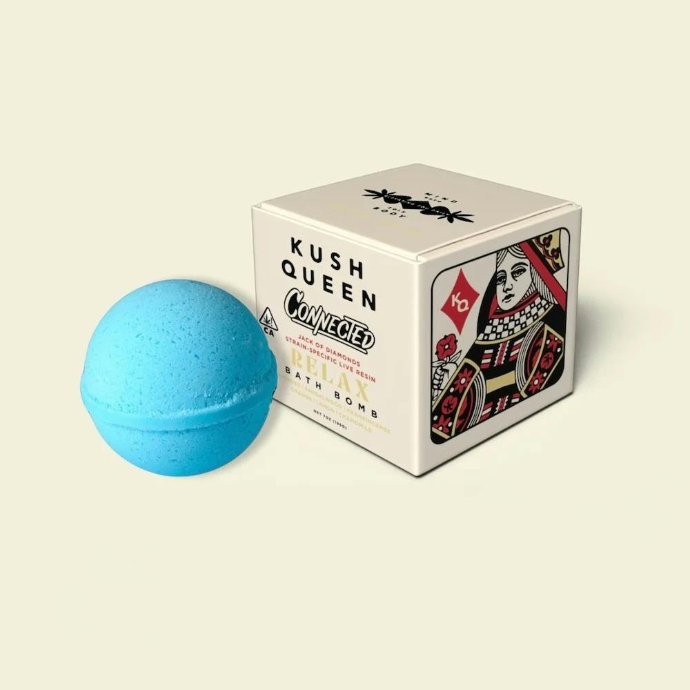 Kush Queen X Connected Bath Bomb Relax 1:1 Jack of Diamonds