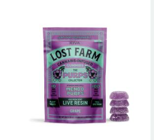 LOST FARMS - EDIBLE (GUMMIES) - 0.1G - GRAPE X PURPLE DREAM