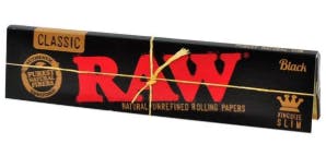 Z WAVE - ACCESSORIES - RAW - KING SIZE SLIM BLACK
