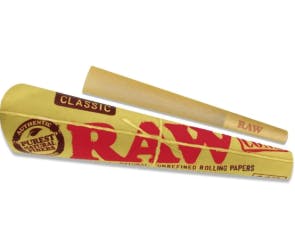 ROOTS GLASS - ACCESSORIES - RAW - CONES - 6PK - 1.25" CLASSIC