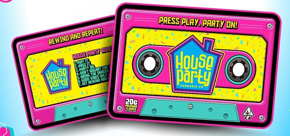HOUSE PARTY - FLOWER - 20G - SATIVA - SHERBERT HAZE