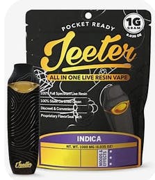 JEETER - DISPOSABLE (LIVE RESIN) 1G - INDICA - NOVA