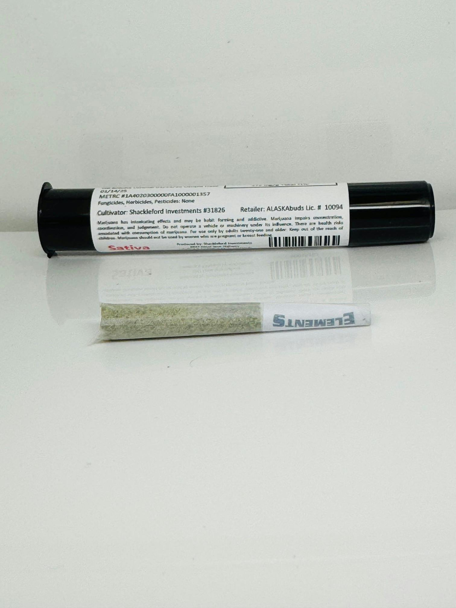 Chemdawg Pre Roll .5g by Aurora Blaze