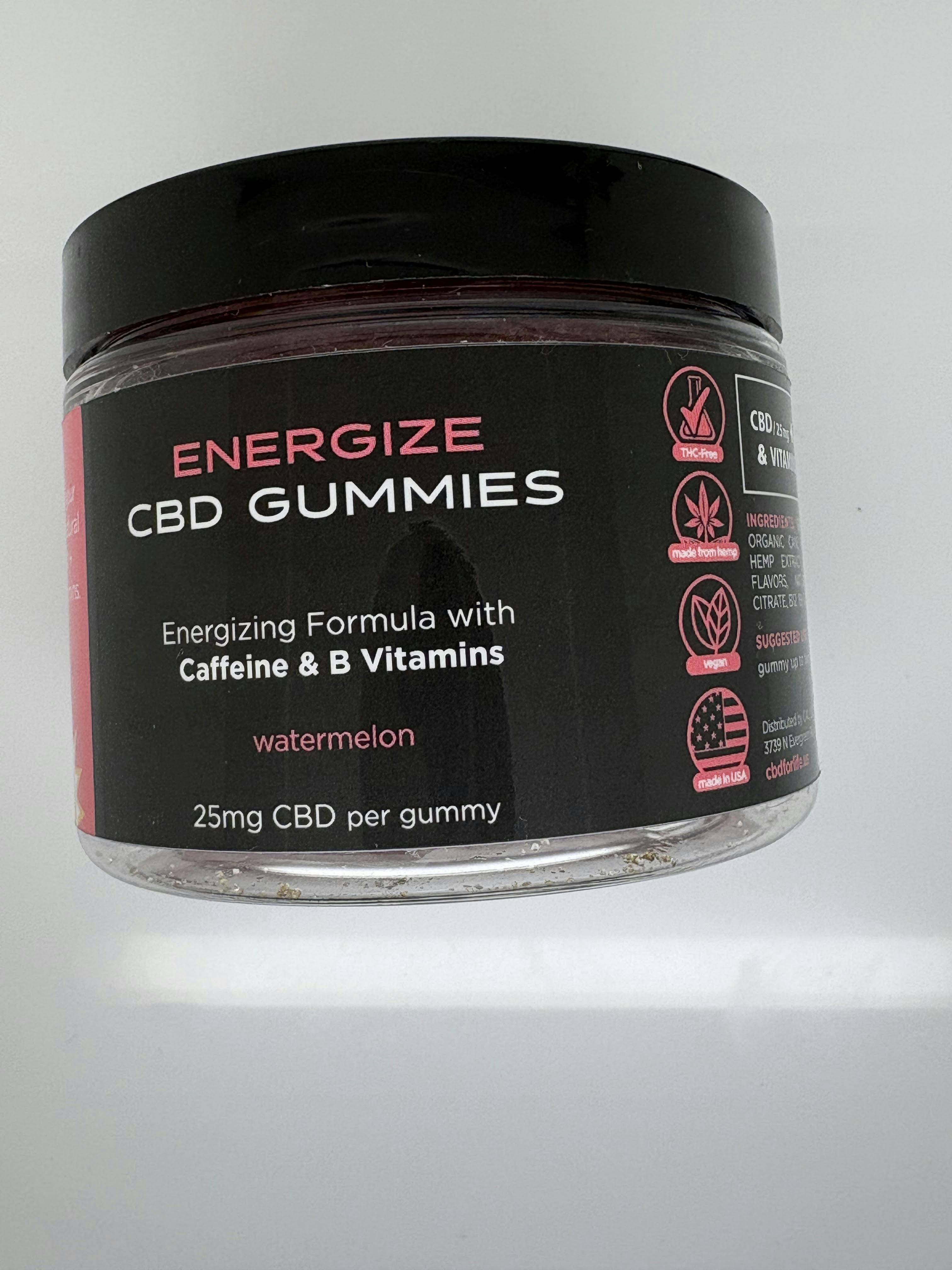 Energize Gummies 750mg CBD for Life