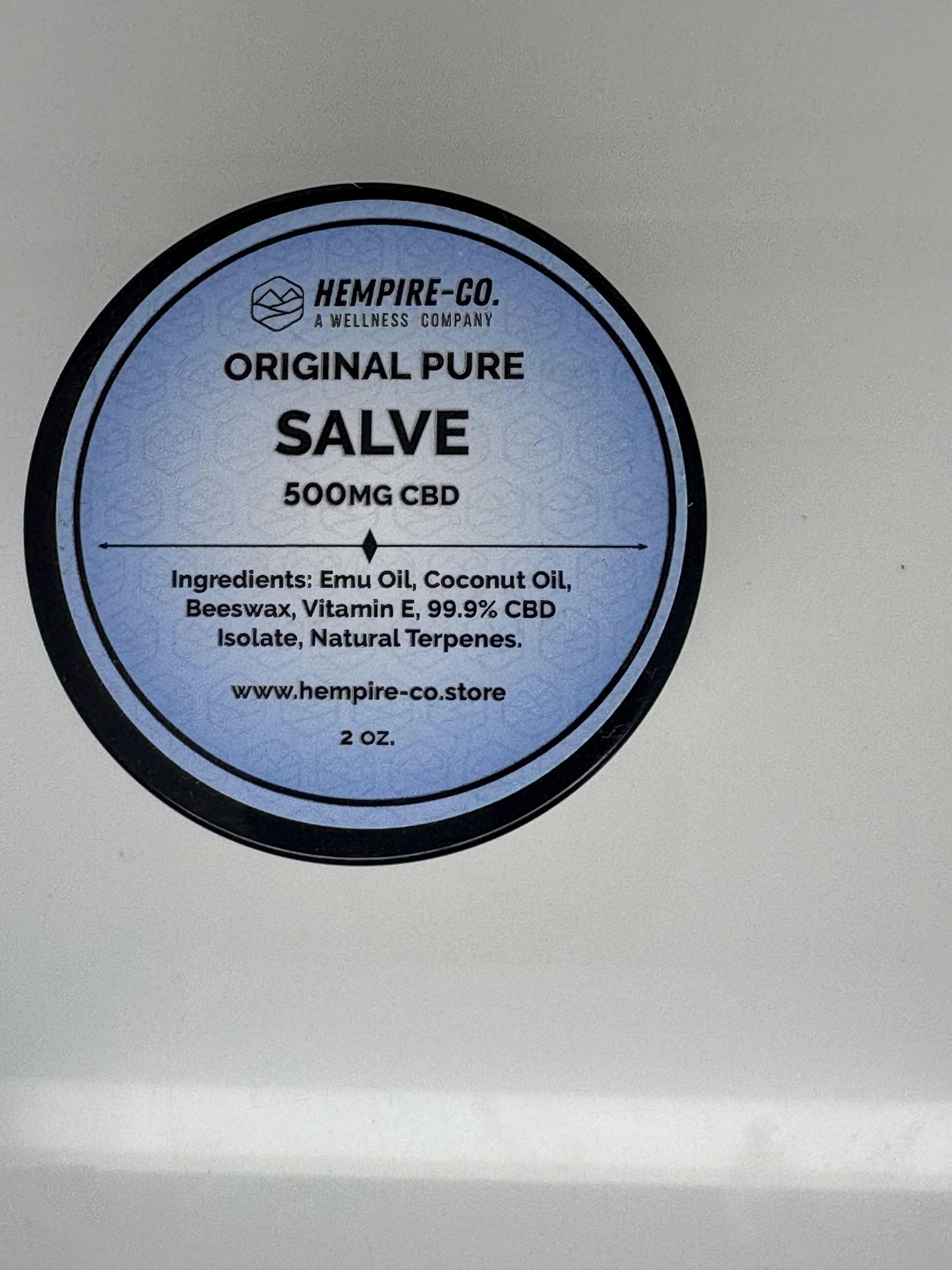 Pure CBD Salve 500mg