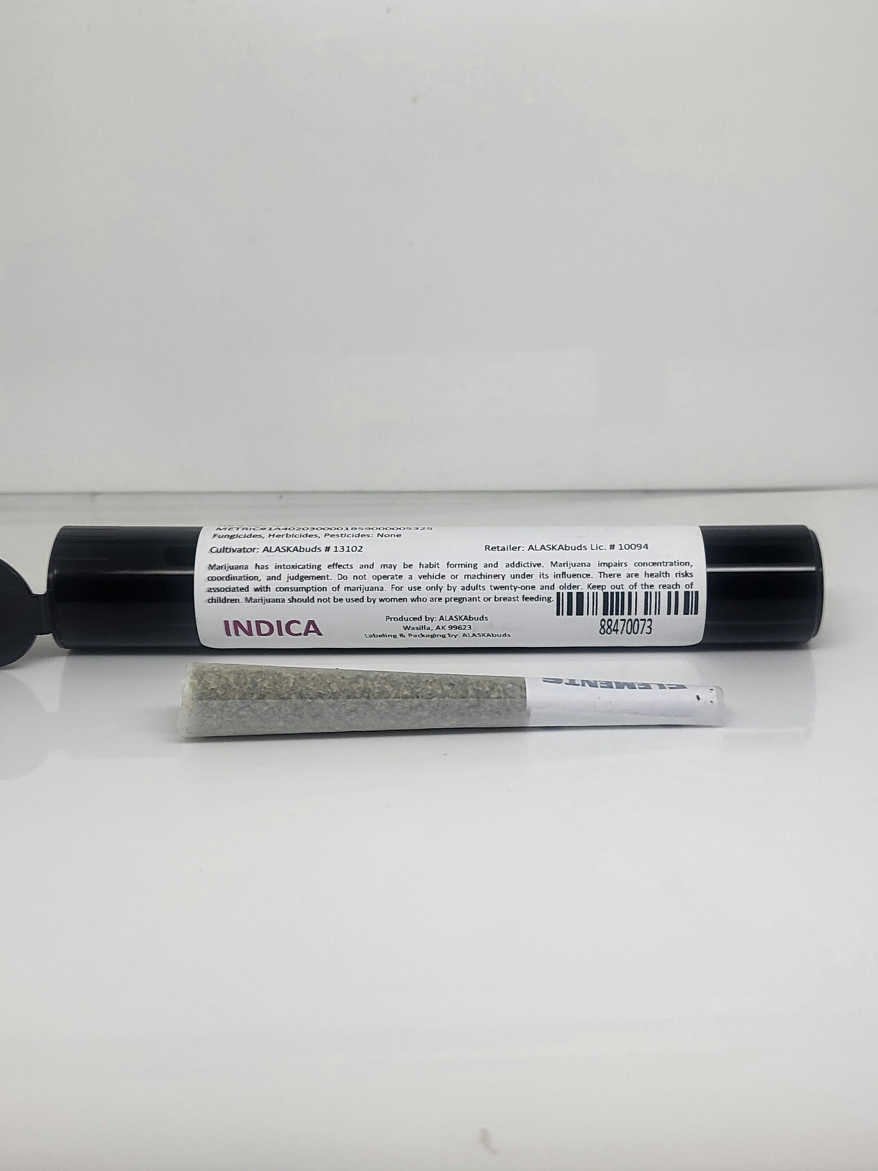 Golden Sands 0.5g Joint 17.61% THC by Alskabuds