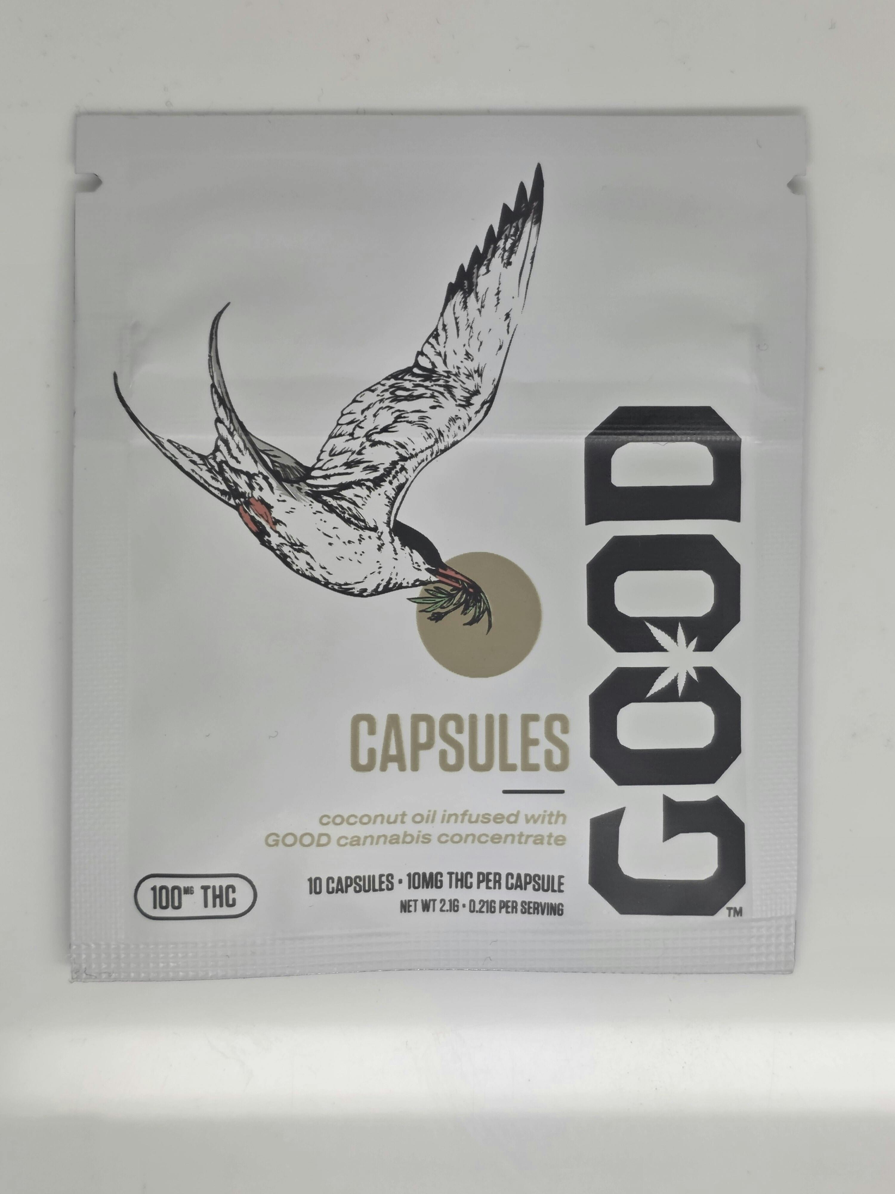 Good Sativa Capsules 100mg THC by Good
