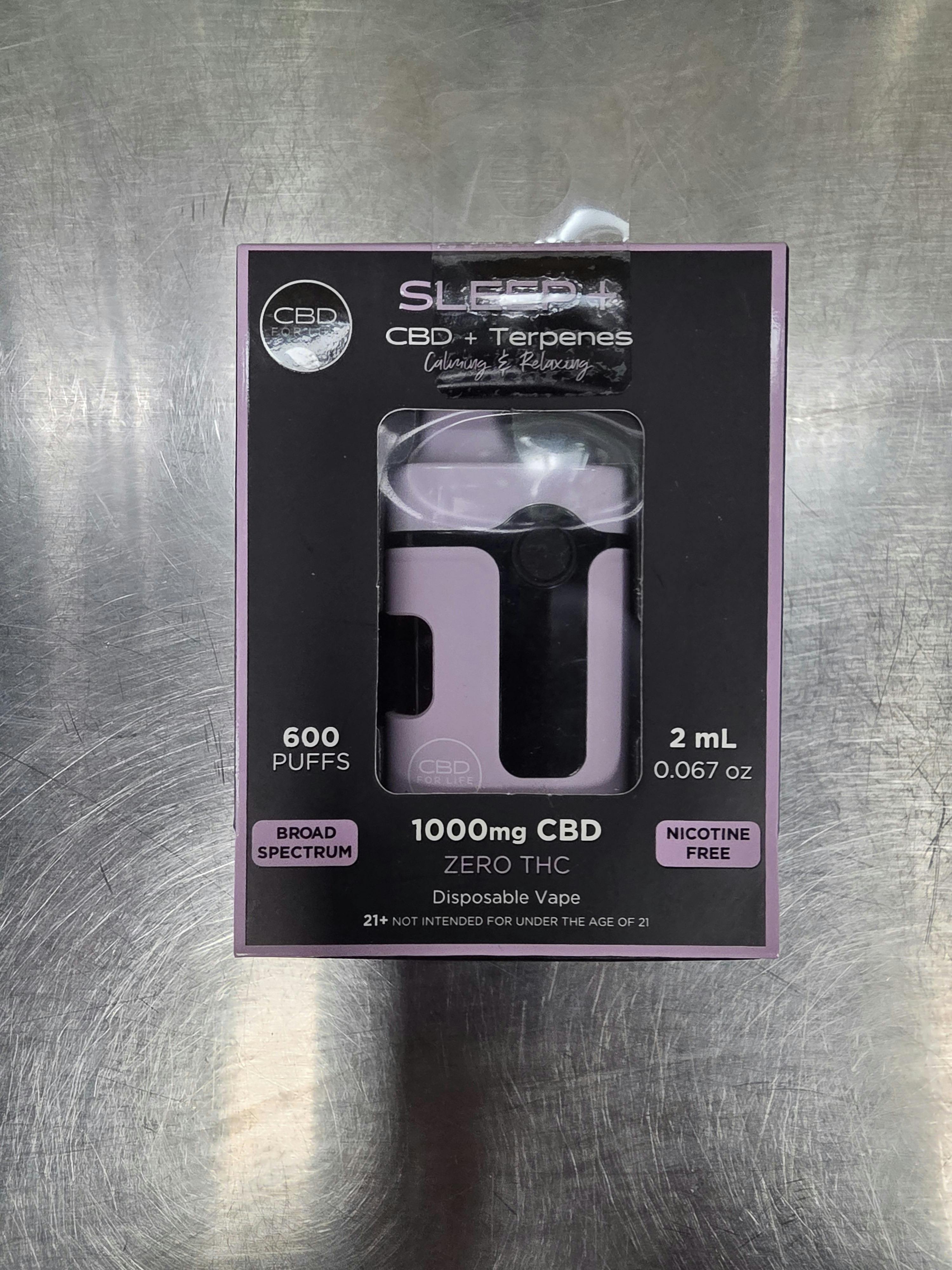 Sleep + CBD + Terpenes Disposable Vape