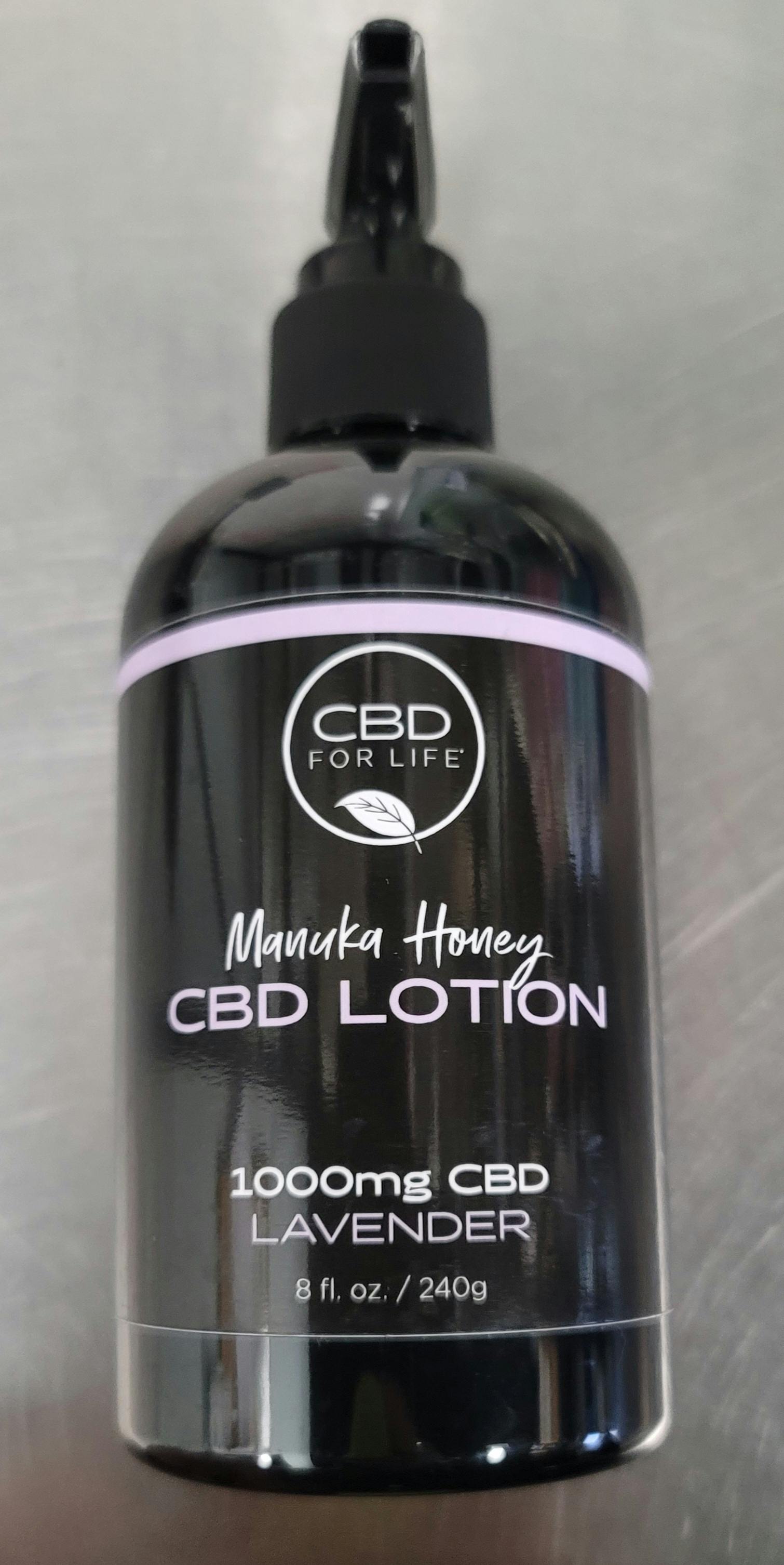 Lavender Lotion 1000mg CBD by CBD for Life