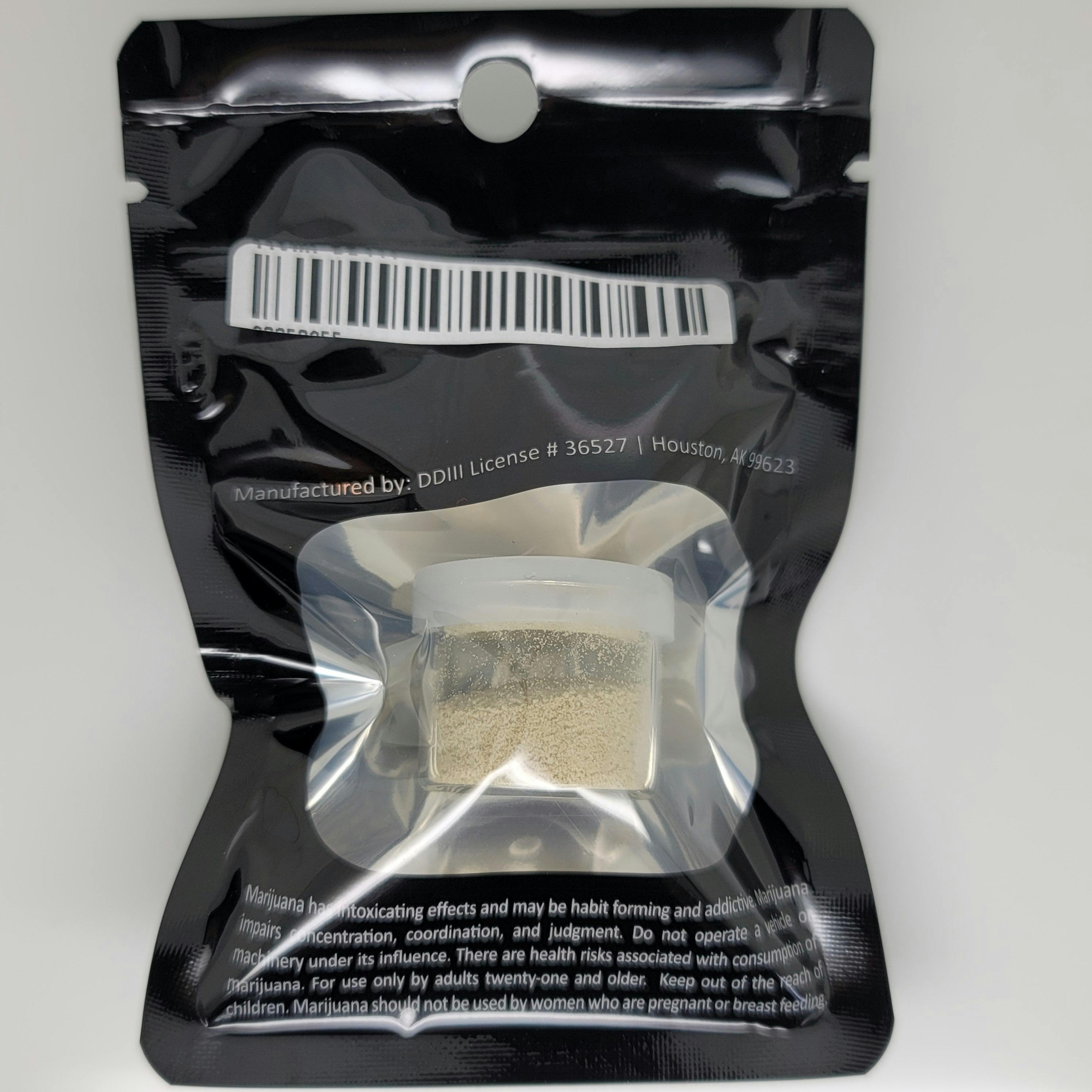 Black Maple 1g Bubble Hash 61.68% THC by DD3