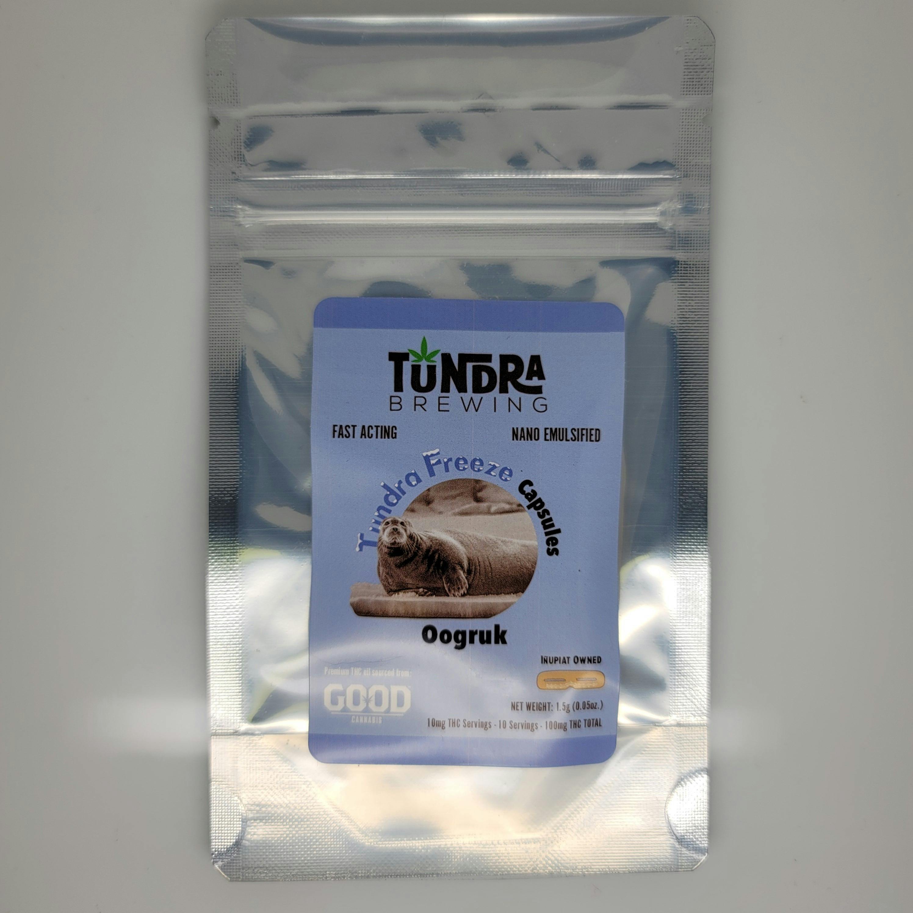 Tundra Freeze Capsules 100mg THC by Good