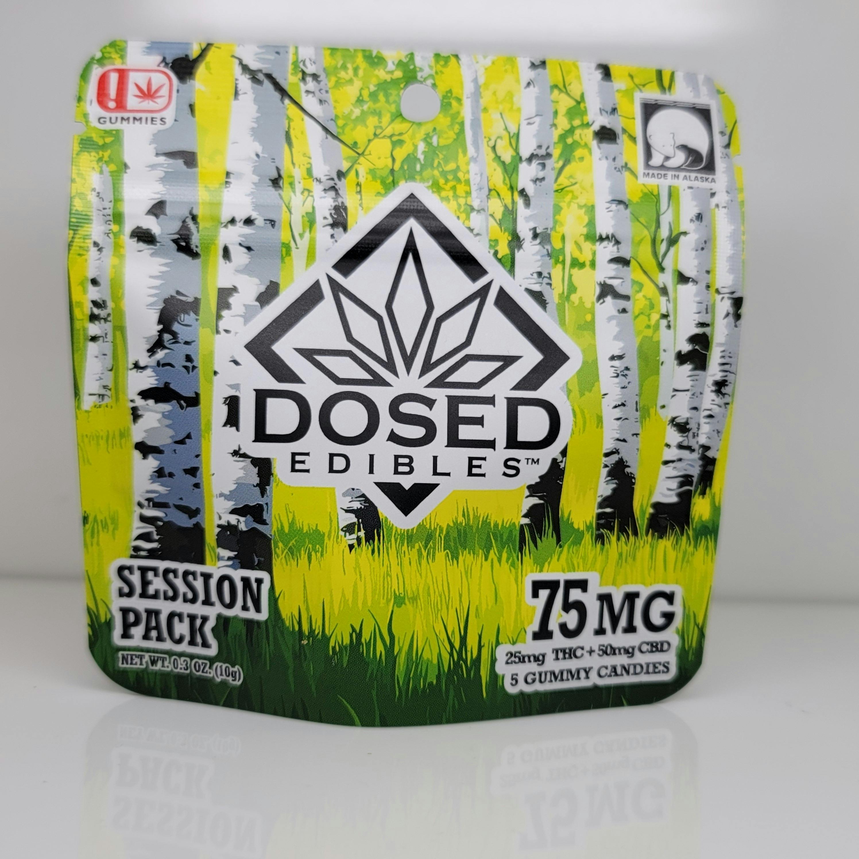 Session Pack 75mg Dosed Gummies
