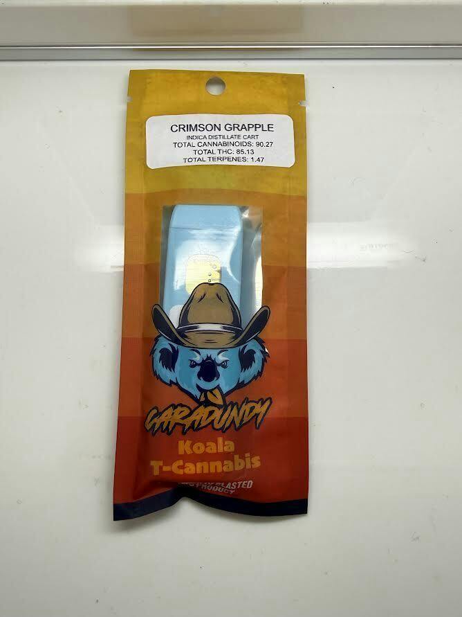 Crimson Grapple 1g Disposable - 85.13% THC by Caradundy