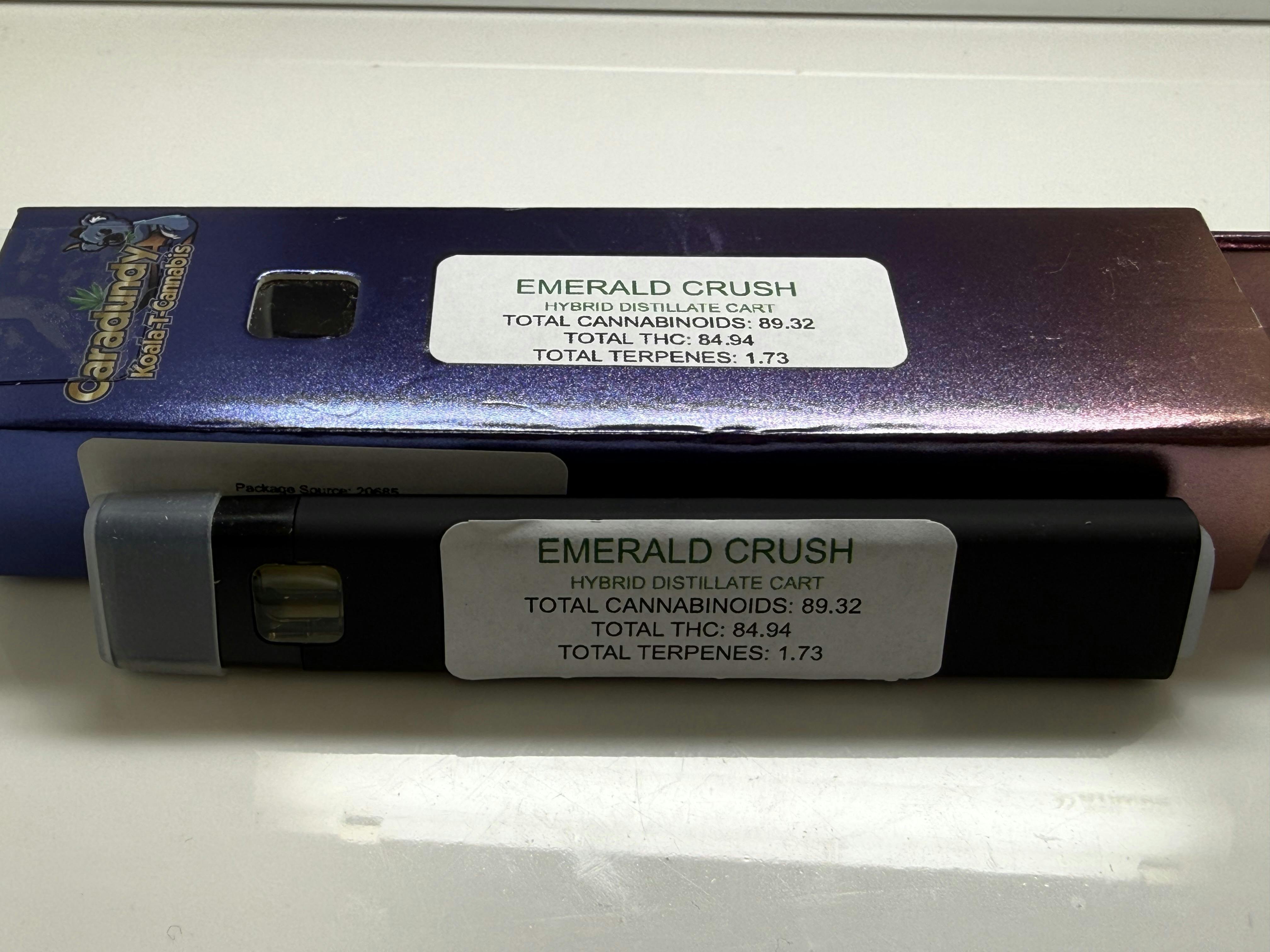 Emerald Crush 0.5g Disposable - 84.94% THC by Caradundy