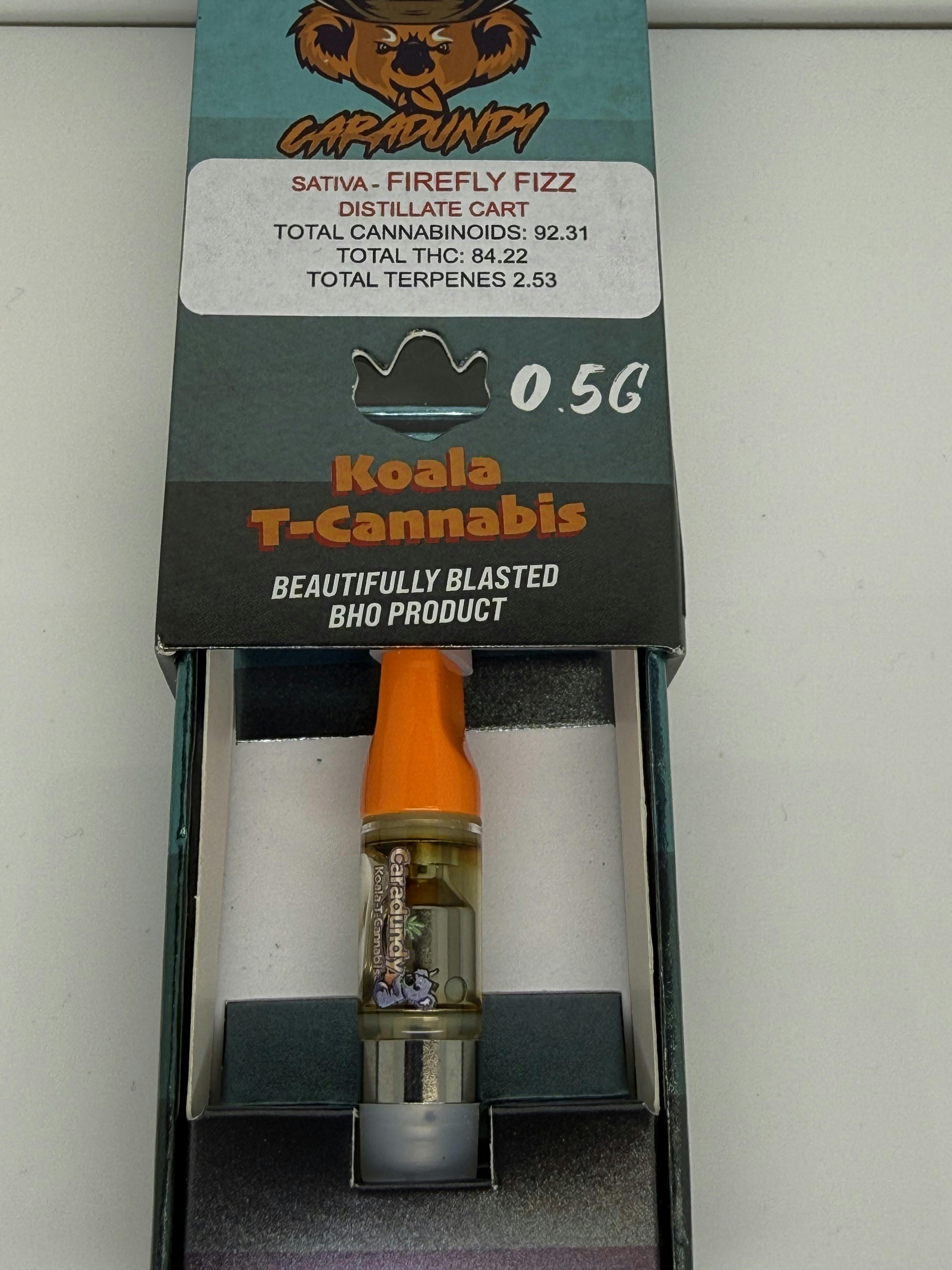 Firefly Fizz 0.5g Cartridge 84.22% THC by Caradundy