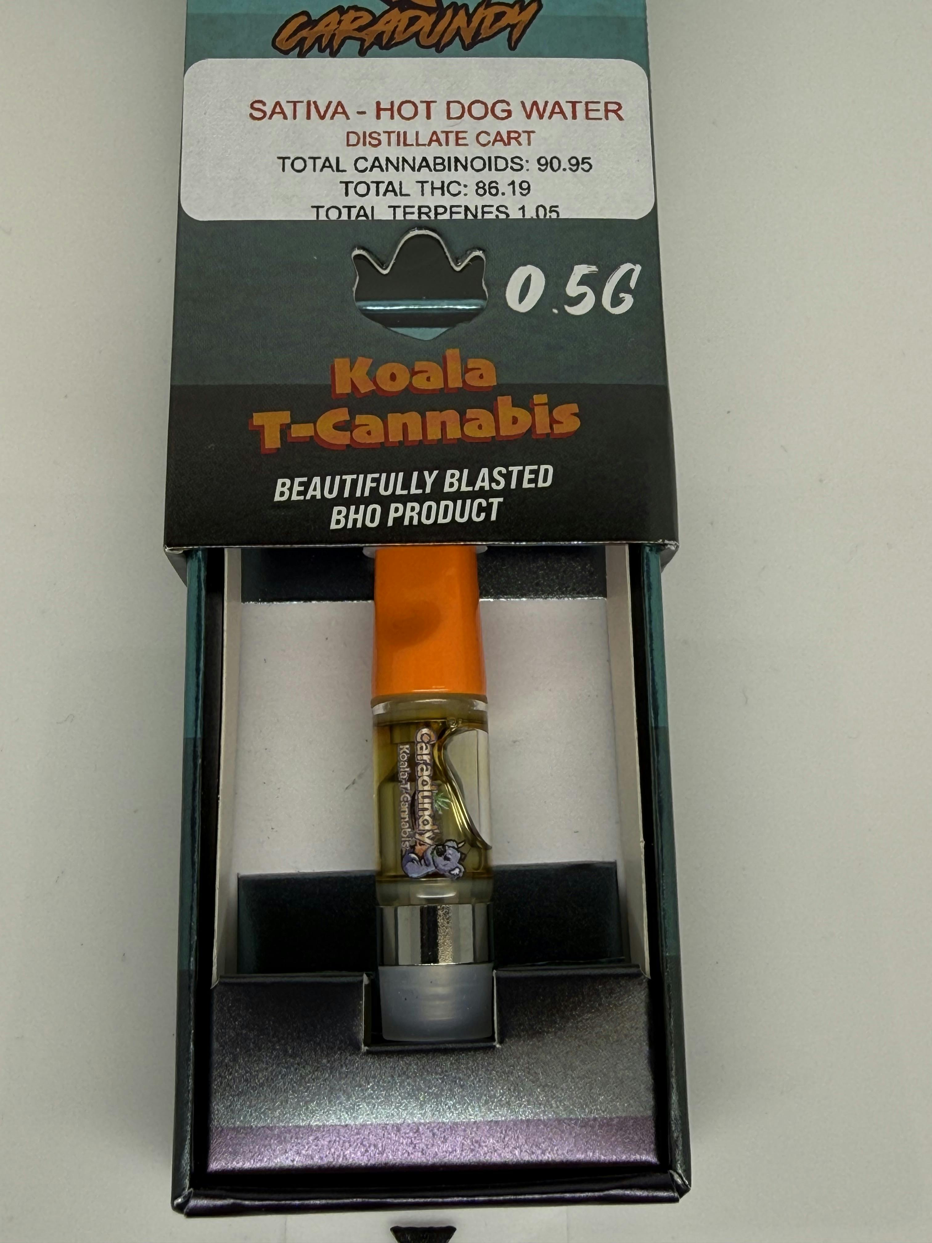 Hot Dog Water 0.5g Cartridge 86.19% THC by Caradundy
