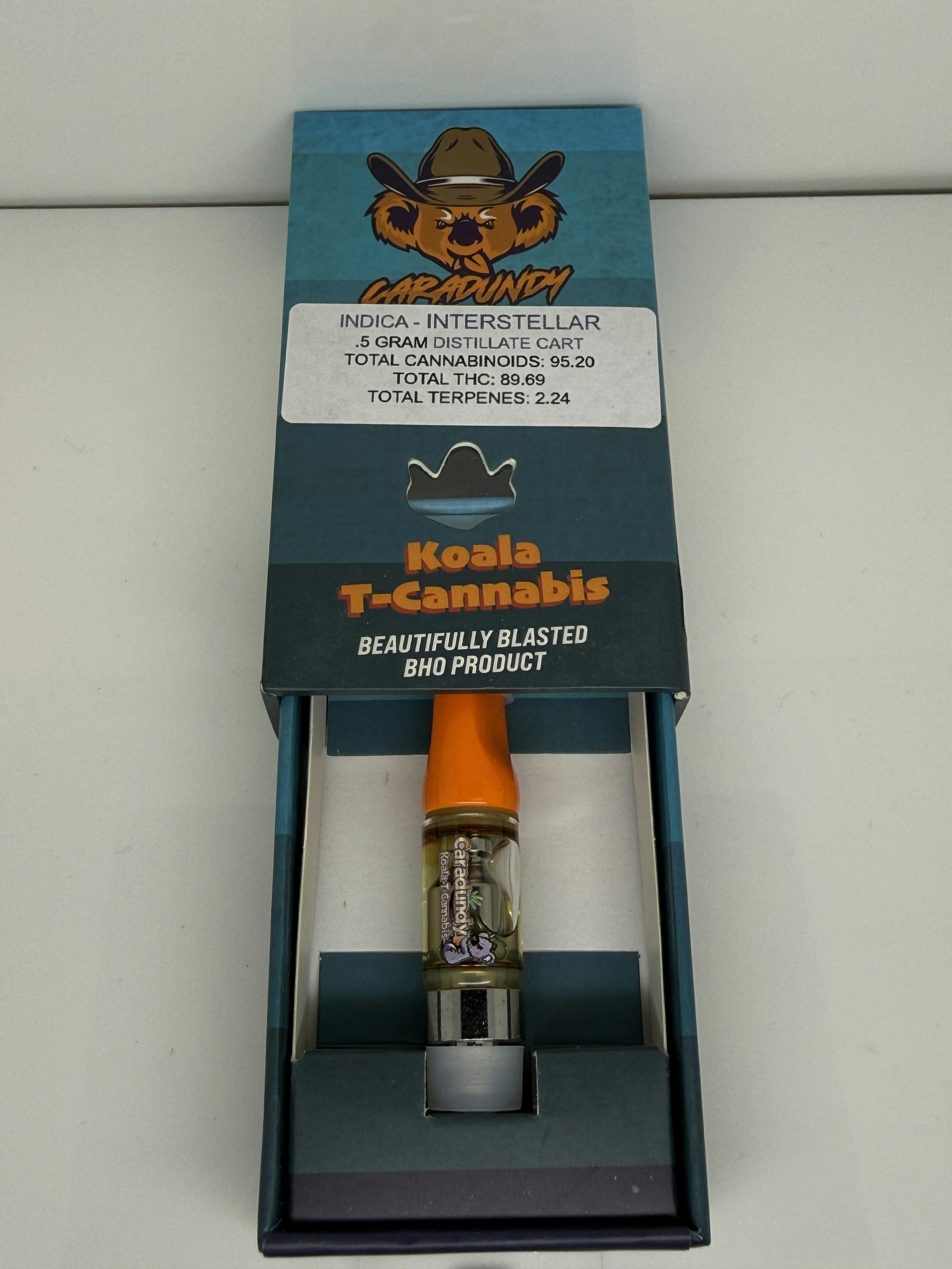 Interstellar 0.5g Cartridge 89.69% THC by Caradundy
