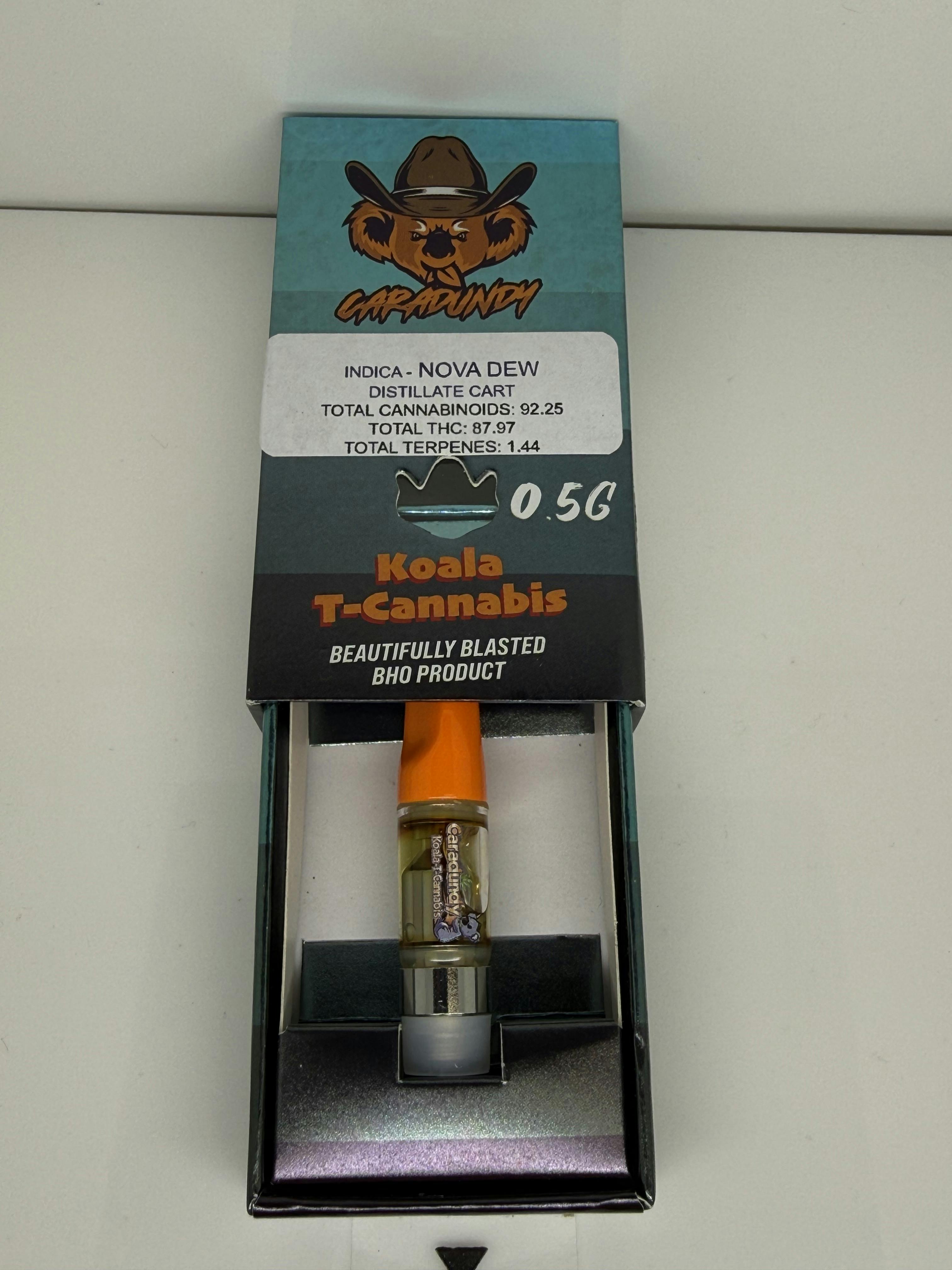 Nova Dew 0.5g Cartridge 87.97% THC by Caradundy