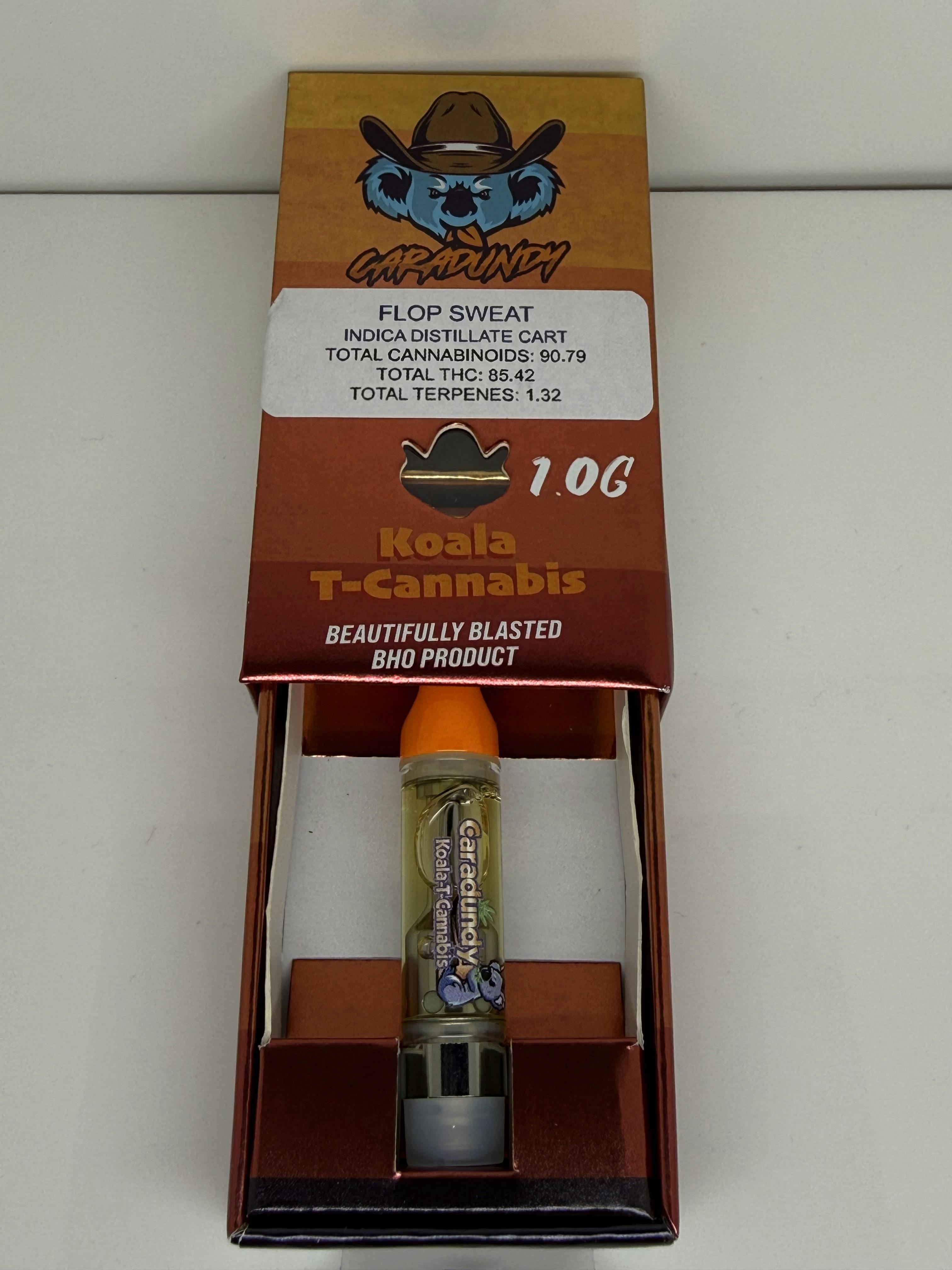 Flop Sweat 85.42% THC 1g Cartridge By Caradundy