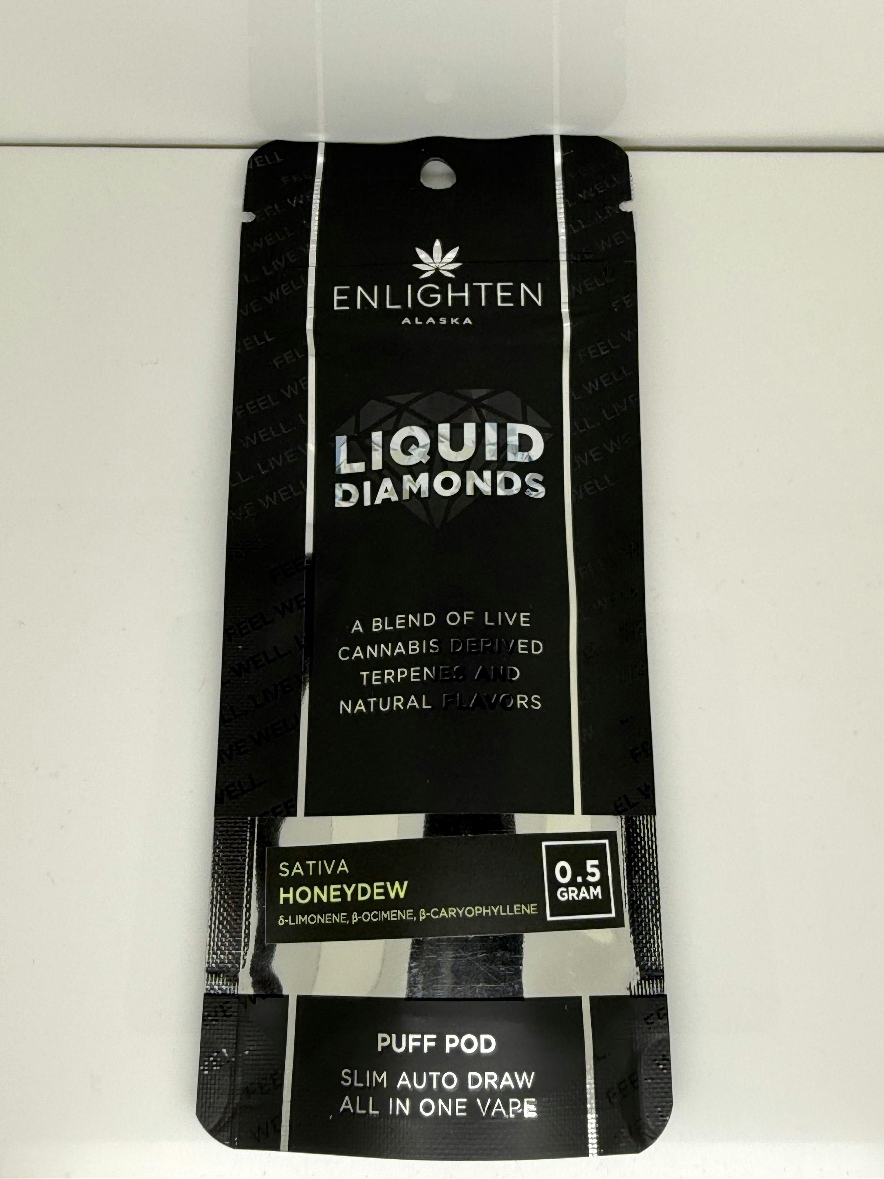 Honeydew Liquid Diamond Puff Pod - .3g