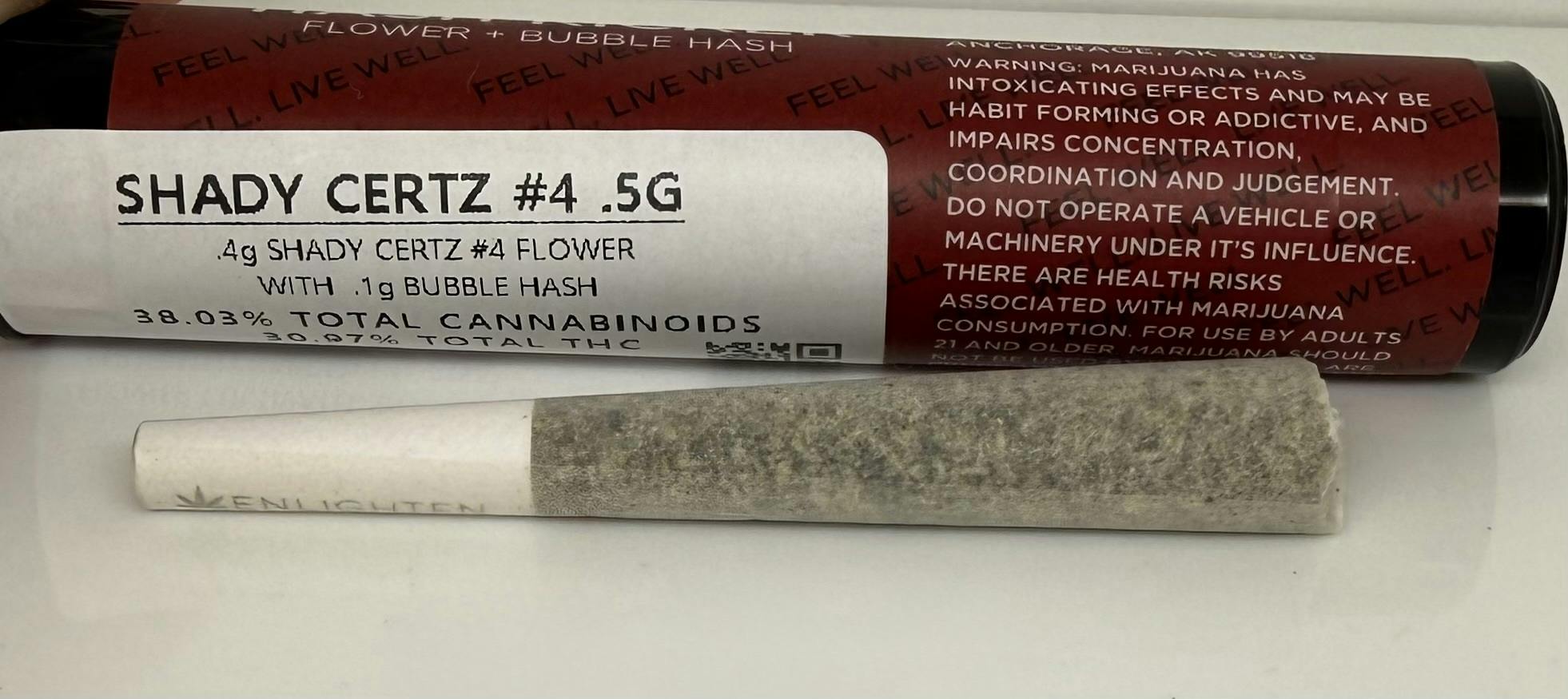 Shady Certz Hash Kicker - .5g