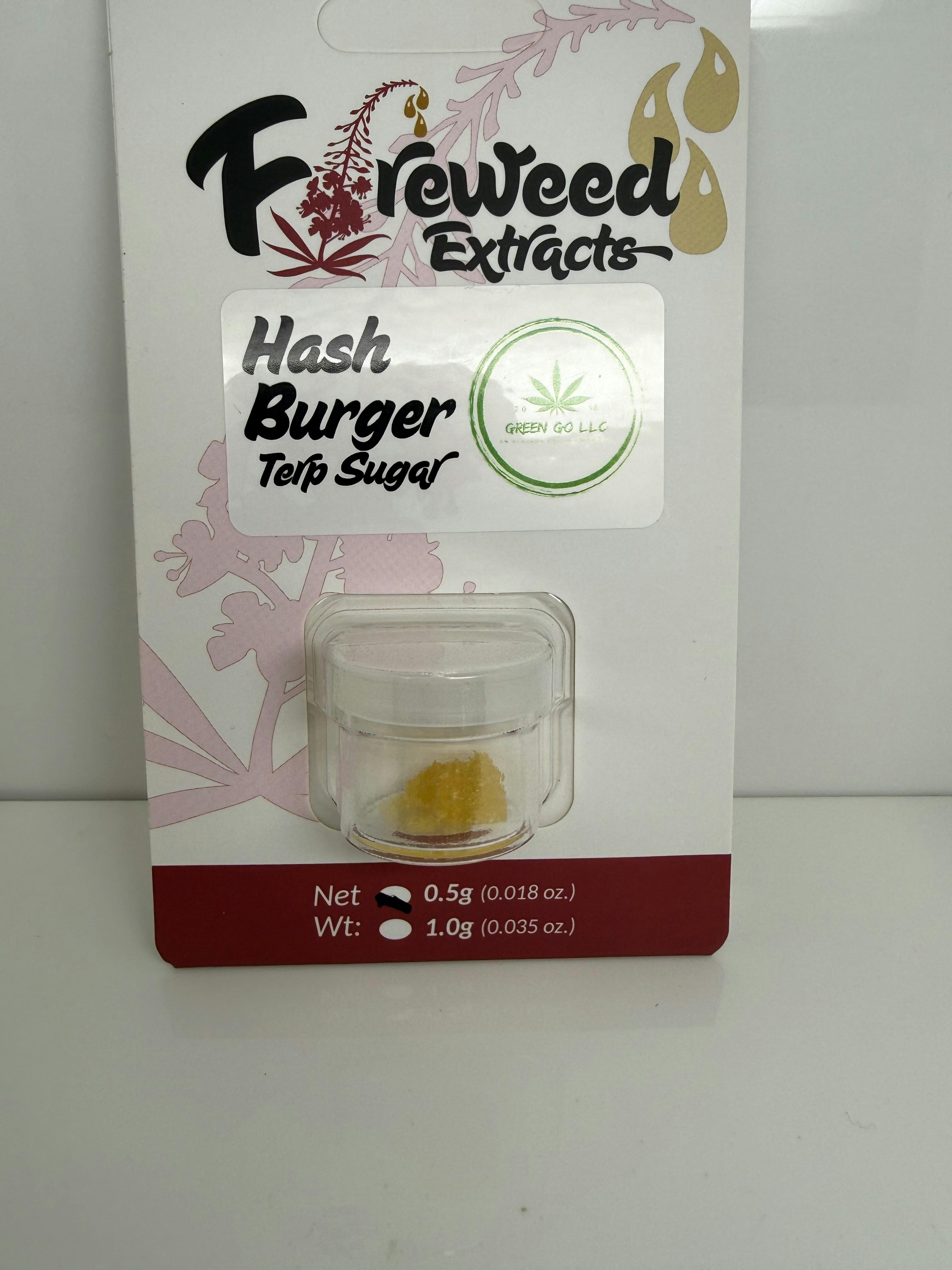 Hash Burger Terp Sugar 1g Concentrate - 85.29% THC by Fireweeds Exracts