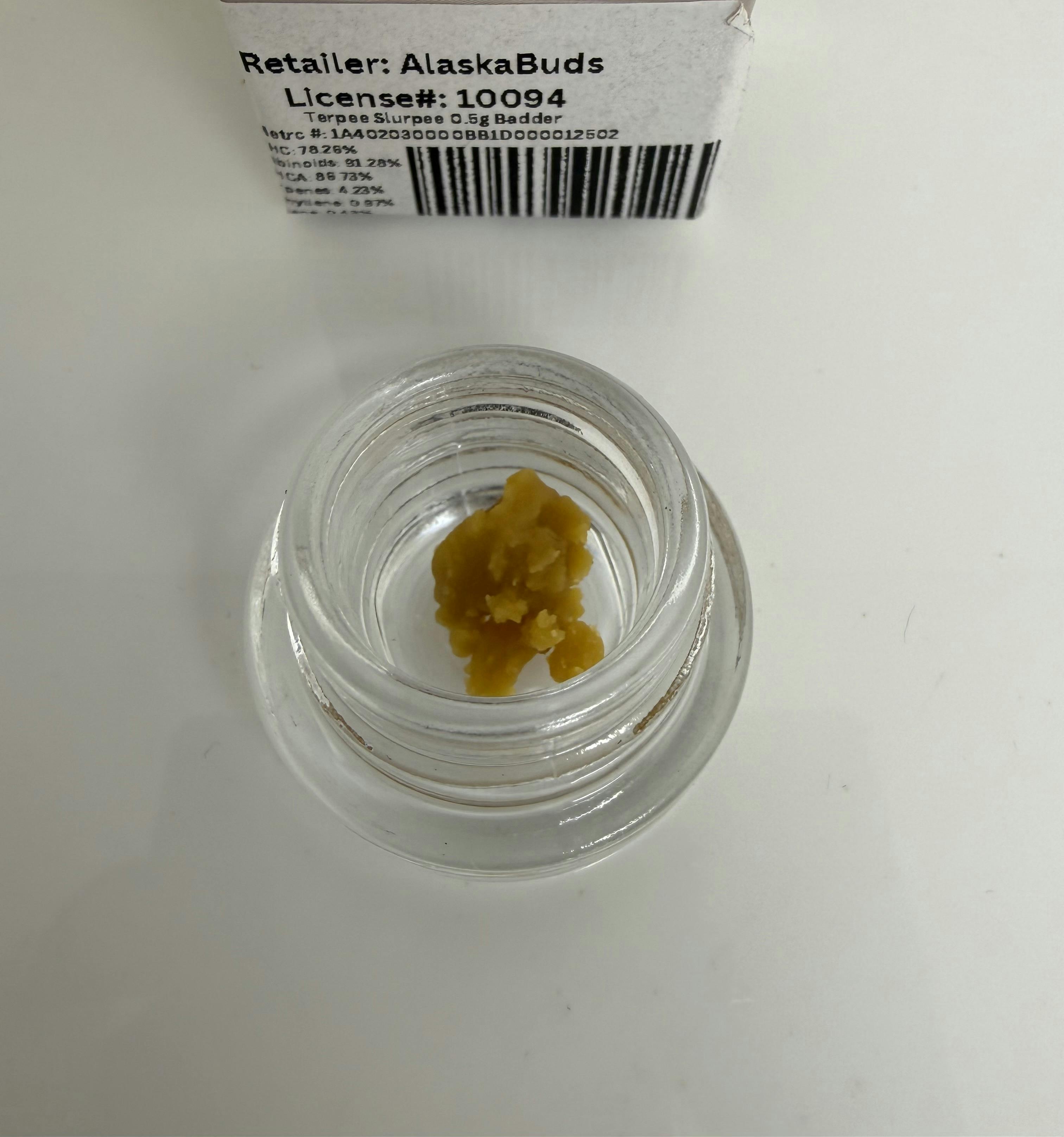Terpee Slurpee 0.5g Badder 78.26% THC by Sleeping Lady