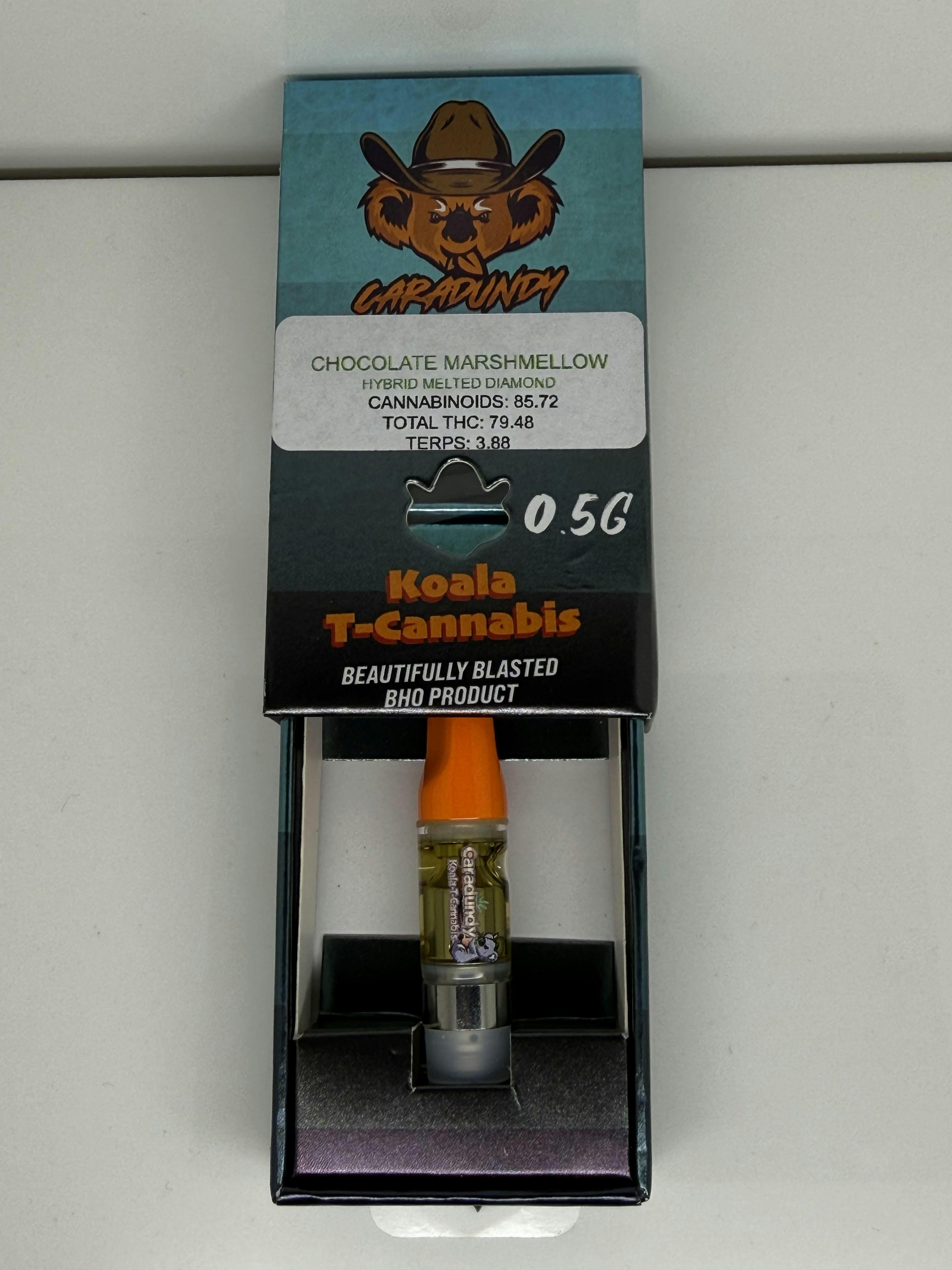 Chocolate Marshmellow 0.5g Cartridge - 79.48% THC by Caradundy