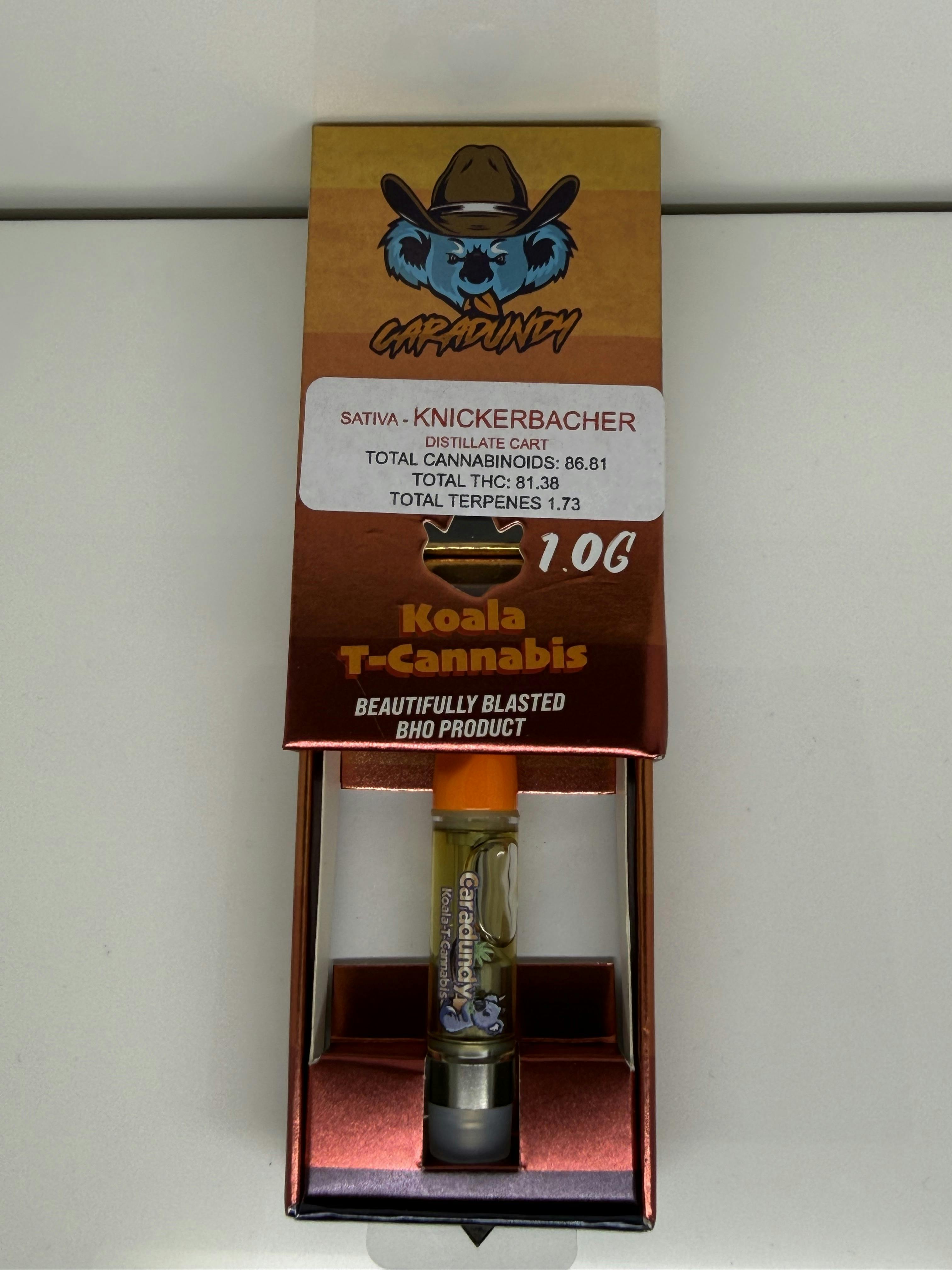 Knickerbacher 1g Cartridge 81.38% THC